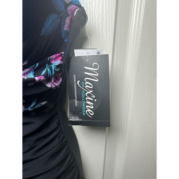 Women's Maxine Midnight Orchid One Piece Swimsuit W/ Tummy Control Size 12 - Picture 2 of 9